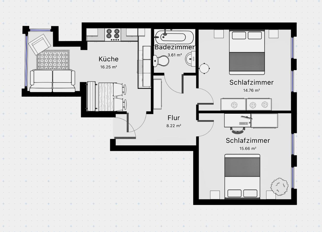 Purple Kitchen - Apartment Mit Grosser Wohnkueche بريمرهافن المظهر الخارجي الصورة
